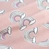 Jersey Baumwolle Regenbogen Rosa
