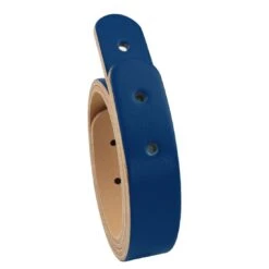 2 Lederriemen + Schraube Chicago 50cm Marineblau - Miyako