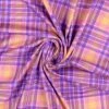 Jersey Digital Print Stretch Tartan Violett