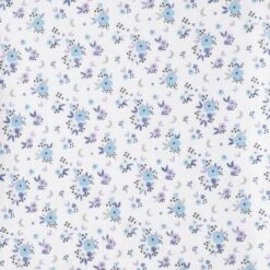 Baumwolljersey MondblumenBlau/Lila