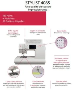 Nähmaschine Singer Stylist 4085 -Nähzubehör Verkäufe 2024 24244d6ad55387bfe54e7e2f5ee01c90e1435f3e 204935 3