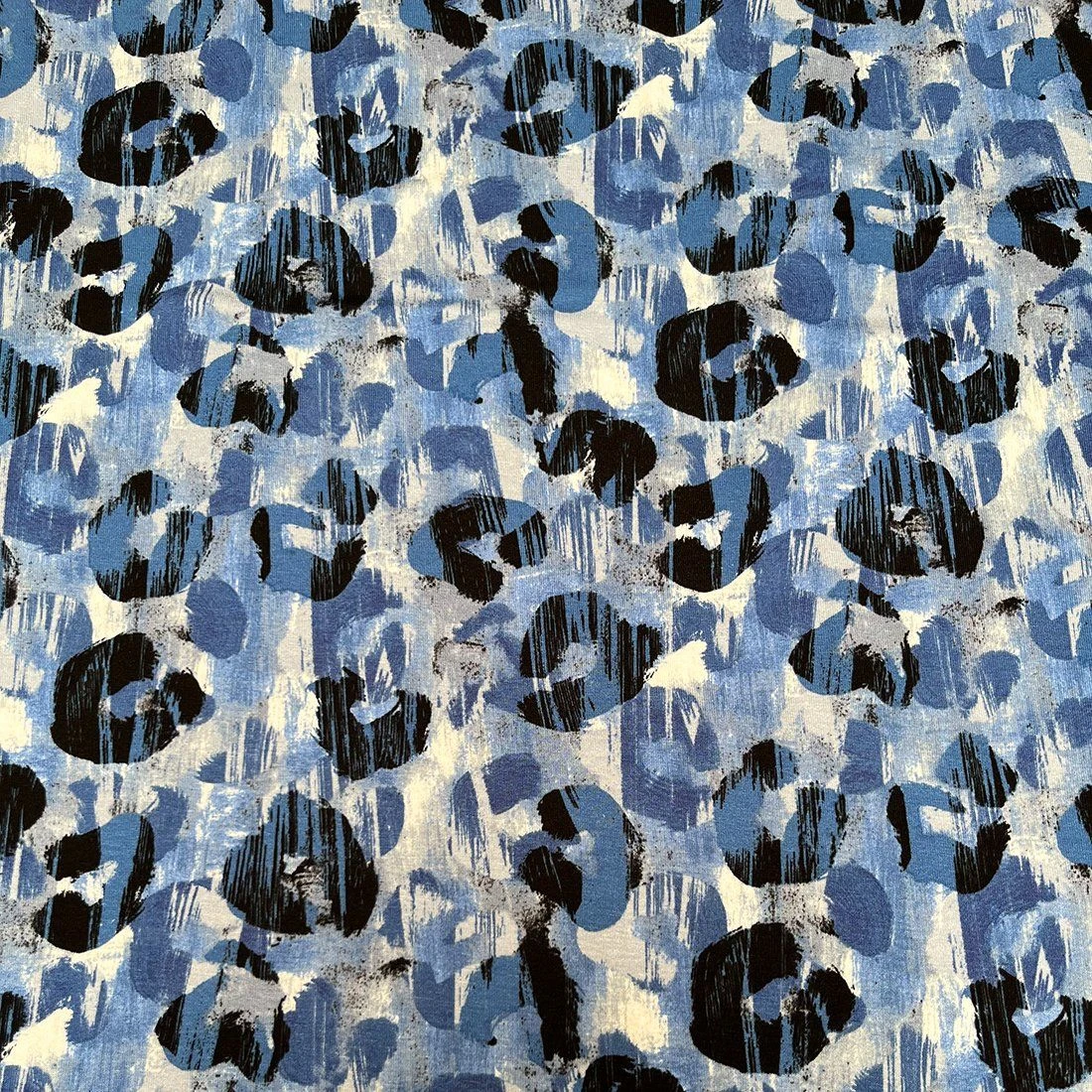 Jersey Viskose El Goem Blau 2 Jersey Viskose El Goem Blau – Bild 2