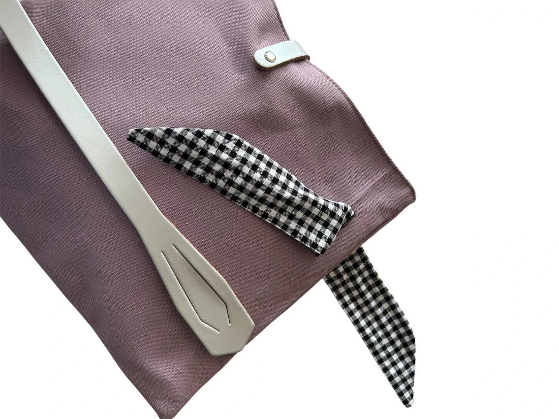 Nähset Tasche Noya Stoff Lila Vichy Weißer Griff 125 Cm - Miyako 7 Nähset Tasche Noya Stoff Lila Vichy Weißer Griff 125 Cm - Miyako – Bild 7