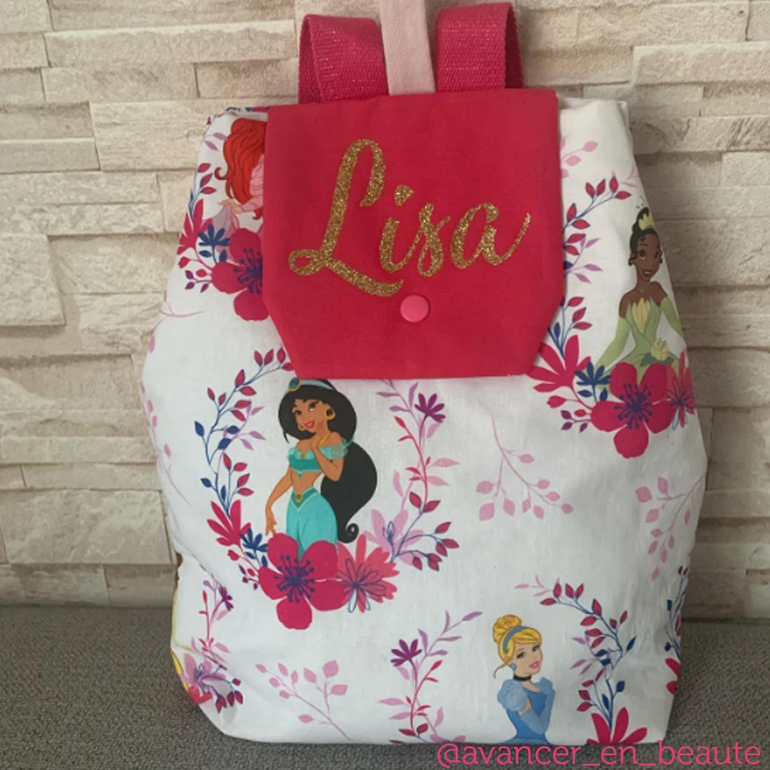 Disney Prinzessinnen Cretonne Lizenzstoff 3 Disney Prinzessinnen Cretonne Lizenzstoff – Bild 3