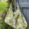 Kit Tasche Zum Nähen Furoshiki Stoff Blumenmuster MitGriff - Miyako