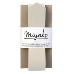 Miyako Taschengriff Leder 50x4cm Kreidefarben