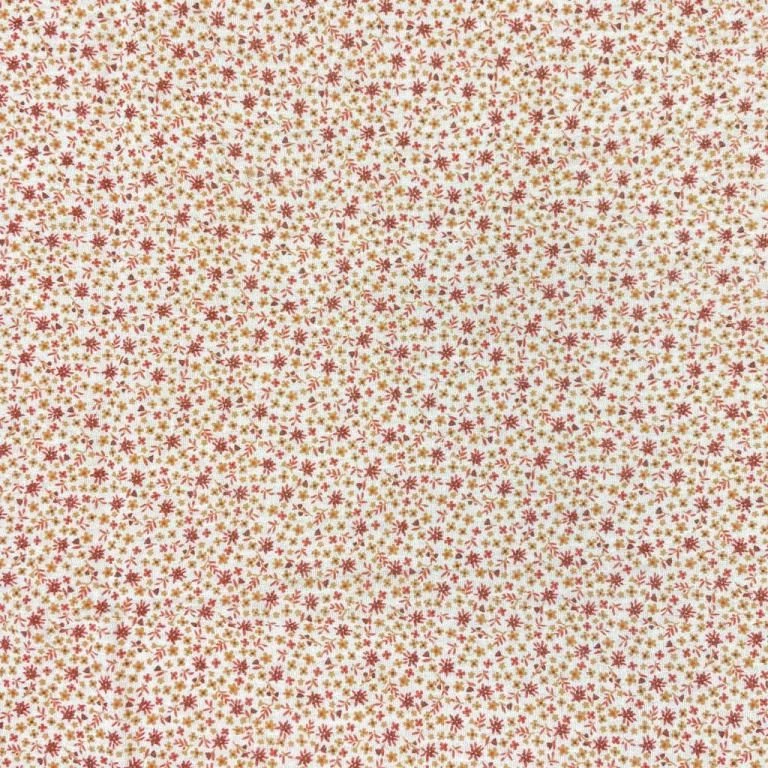 Musselin Rosendruck Ocker 3 Musselin Rosendruck Ocker – Bild 3