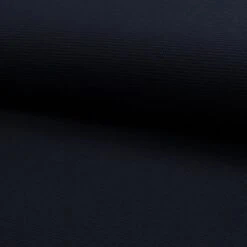 Jersey Baumwolle Geprägt Einfarbig Marineblau