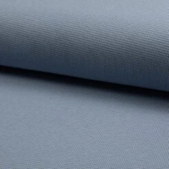 Jersey Baumwolle Geprägt Einfarbig Blau