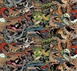 Cretonne Kids Jurrasic Park Dinosaurier