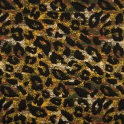 Jacquard-Jersey Leopard In Ocker - Ideal Für Fashion