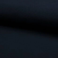 Jersey Gerippt Ottoman Uni Marineblau