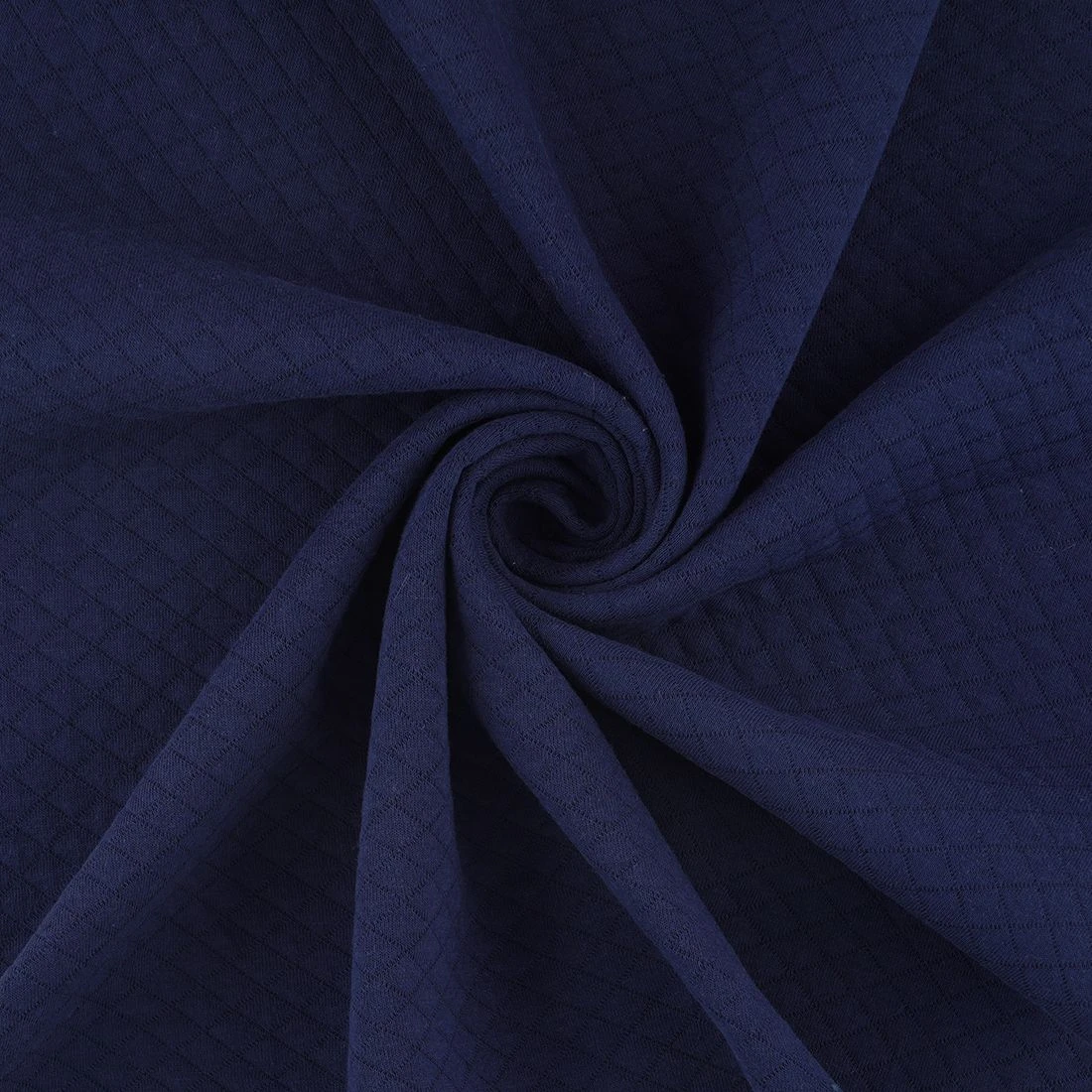 Gesteppter Jersey Baumwolle Marineblau 1 Gesteppter Jersey Baumwolle Marineblau