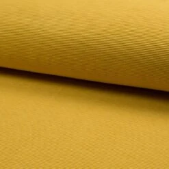 Jersey Gerippt Ottoman Uni Gelb