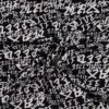 Jersey Baumwolle Buchstaben Weiß Schwarz