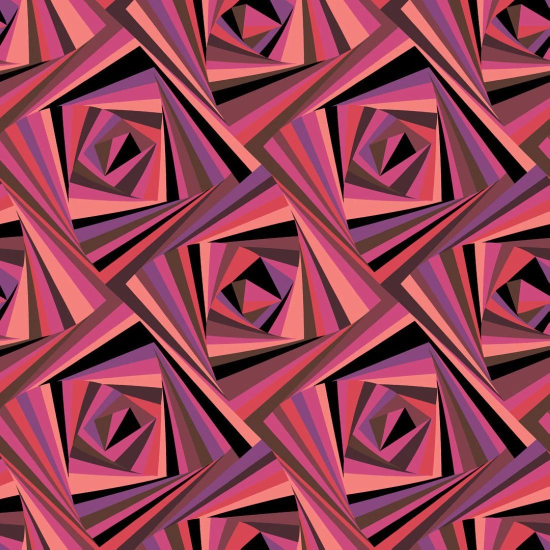 Viskosejersey Geometrischer Psychedelischer Druck Rosa 1 Viskosejersey Geometrischer Psychedelischer Druck Rosa