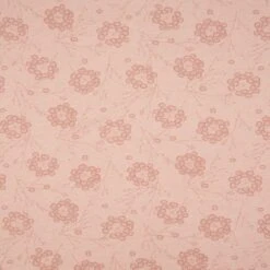 Baumwolljersey Blumen Hellrosa