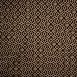 Jacquard-Jersey Rauten Braun/schwarz