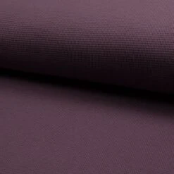 Jersey Baumwolle Geprägt Einfarbig Malve