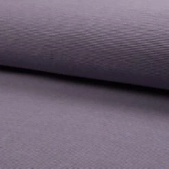 Jersey Gerippt Ottoman Uni Flieder