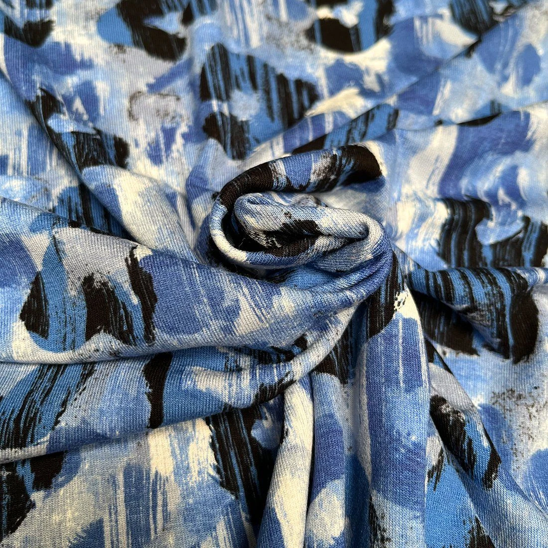 Jersey Viskose El Goem Blau 1 Jersey Viskose El Goem Blau