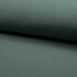 Jersey Gerippt Ottoman Uni Grün