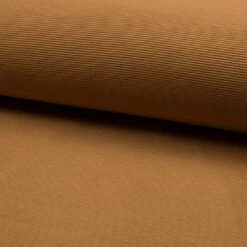 Jersey Gerippt Ottoman Uni Karamell