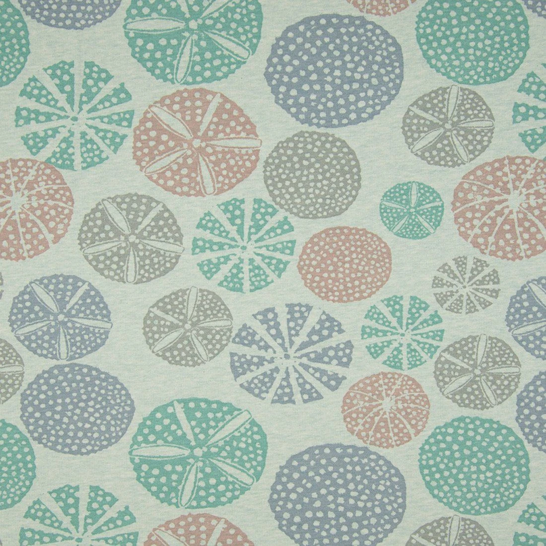 Sommersweat French Terry Korallenmotiv Bunt 1 Sommersweat French Terry Korallenmotiv Bunt