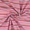 Jersey Baumwolle Streifen Rosa