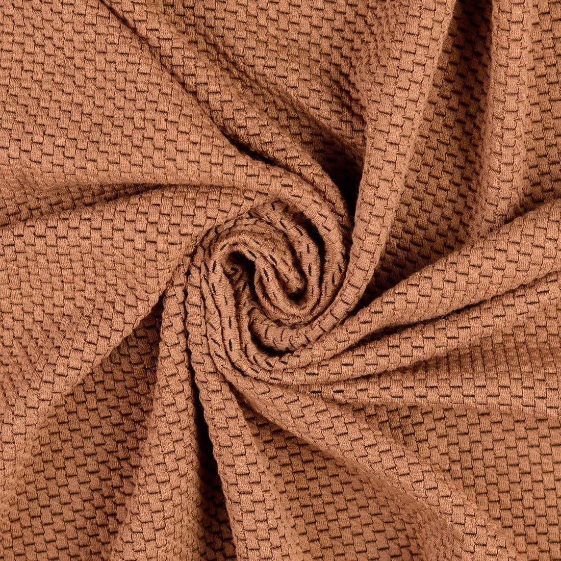 Strickstoff Bubble Polyester Viskose Beige Dunkel 1 Strickstoff Bubble Polyester Viskose Beige Dunkel