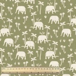 Jersey Mit Elefantenmuster In Grüner Savanne -Nähzubehör Verkäufe 2024 93a5e64a6323e8a9aa376e90d2b20f22bcb9bed5 315892 02