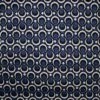 Jacquard-Jersey Vintage Marineblau