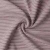 Jersey Baumwolle Streifenaltrosa Pflaume