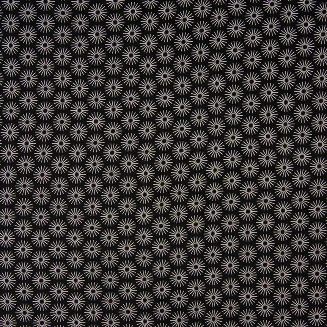 Baumwolljersey Schwarz Sonne 1 Baumwolljersey Schwarz Sonne