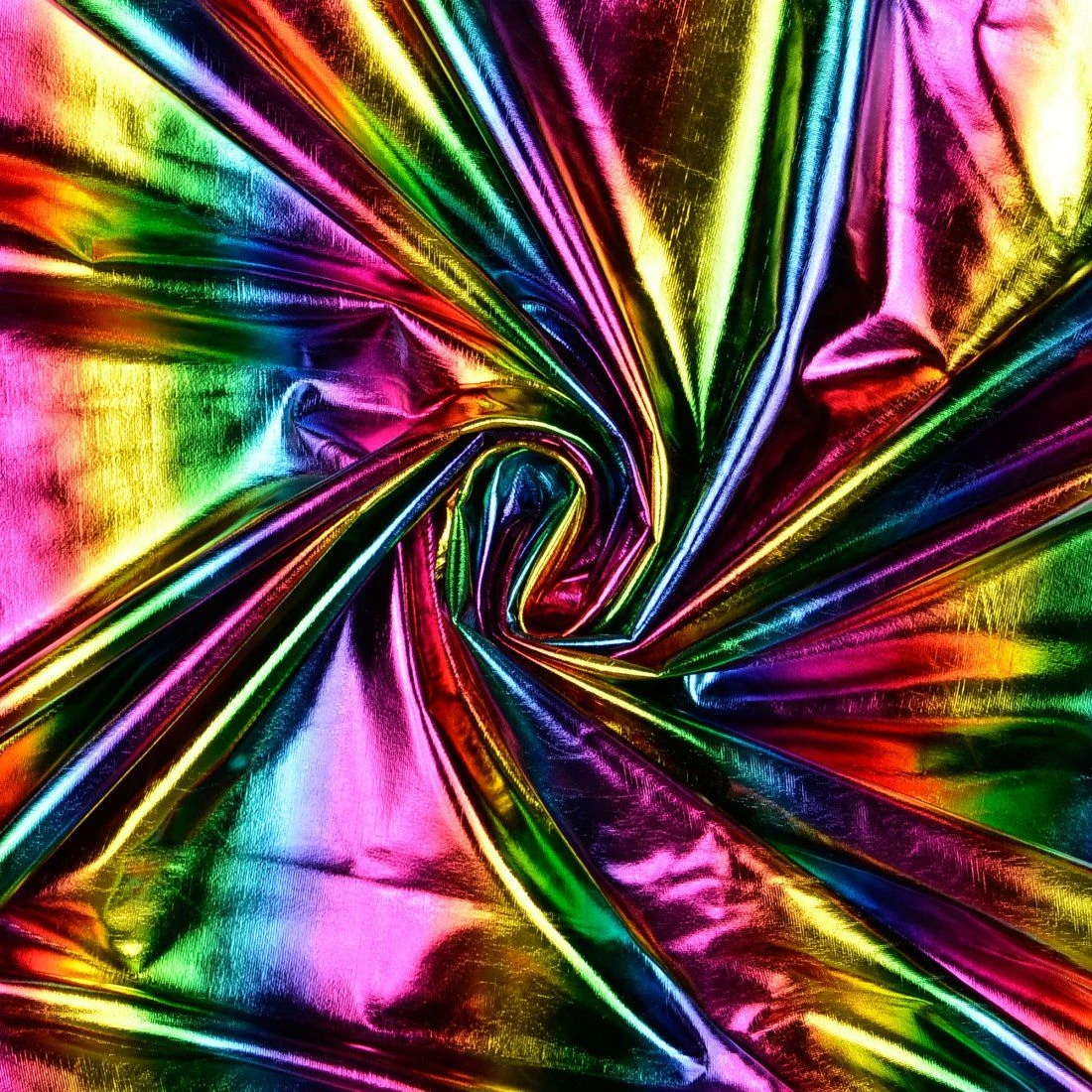 Glänzender Jerseystoff Bunt 1 Glänzender Jerseystoff Bunt