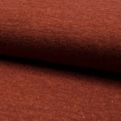 Jersey Punkte Lurex Rostrot Meliert