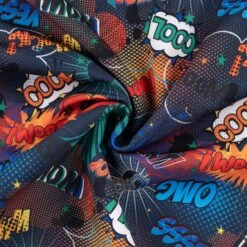 Softshell-Stoff Comics