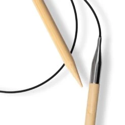 Bambus-Rundstricknadeln Prym, Größe 8, In Holz