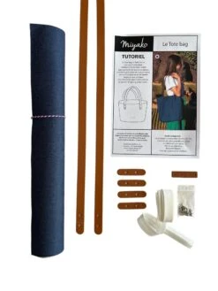 Nähset Tote Bag/Tasche Denim Riemen Camel 80 Cm - Miyako -Nähzubehör Verkäufe 2024 b322ffa640188f2996f8abbef0c097ffcd9443ae 314222 03