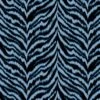 Jersey Polyester Zebra Blau