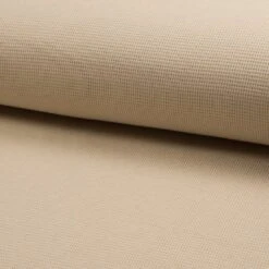 Jersey Baumwolle Geprägt Einfarbig Sand