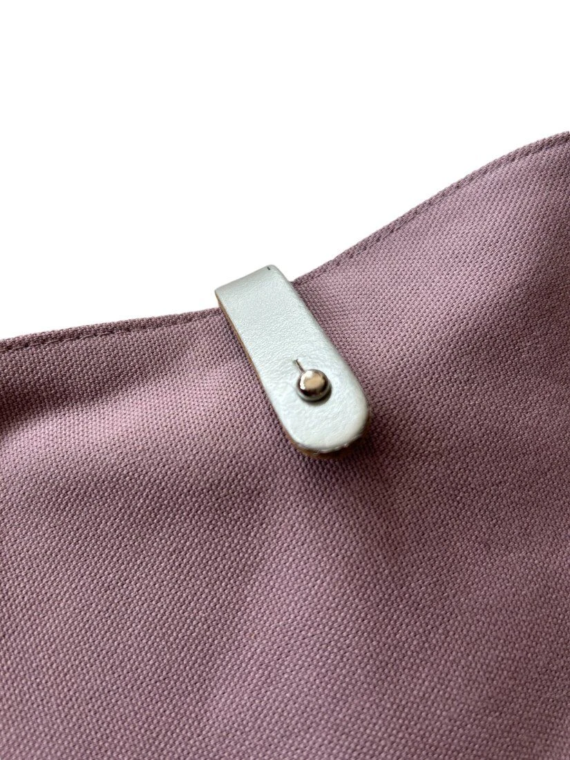 Nähset Tasche Noya Stoff Lila Vichy Weißer Griff 125 Cm - Miyako 5 Nähset Tasche Noya Stoff Lila Vichy Weißer Griff 125 Cm - Miyako – Bild 5