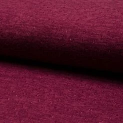 Jersey Punkte Lurex Himbeerrot Meliert
