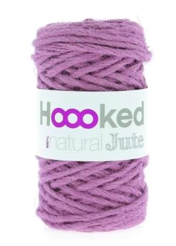 Jute Strickgarn Hooked Rosa