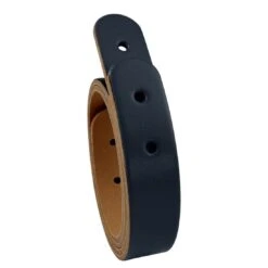 2 Lederriemen + Schraube Chicago 50cm Schwarz - Miyako