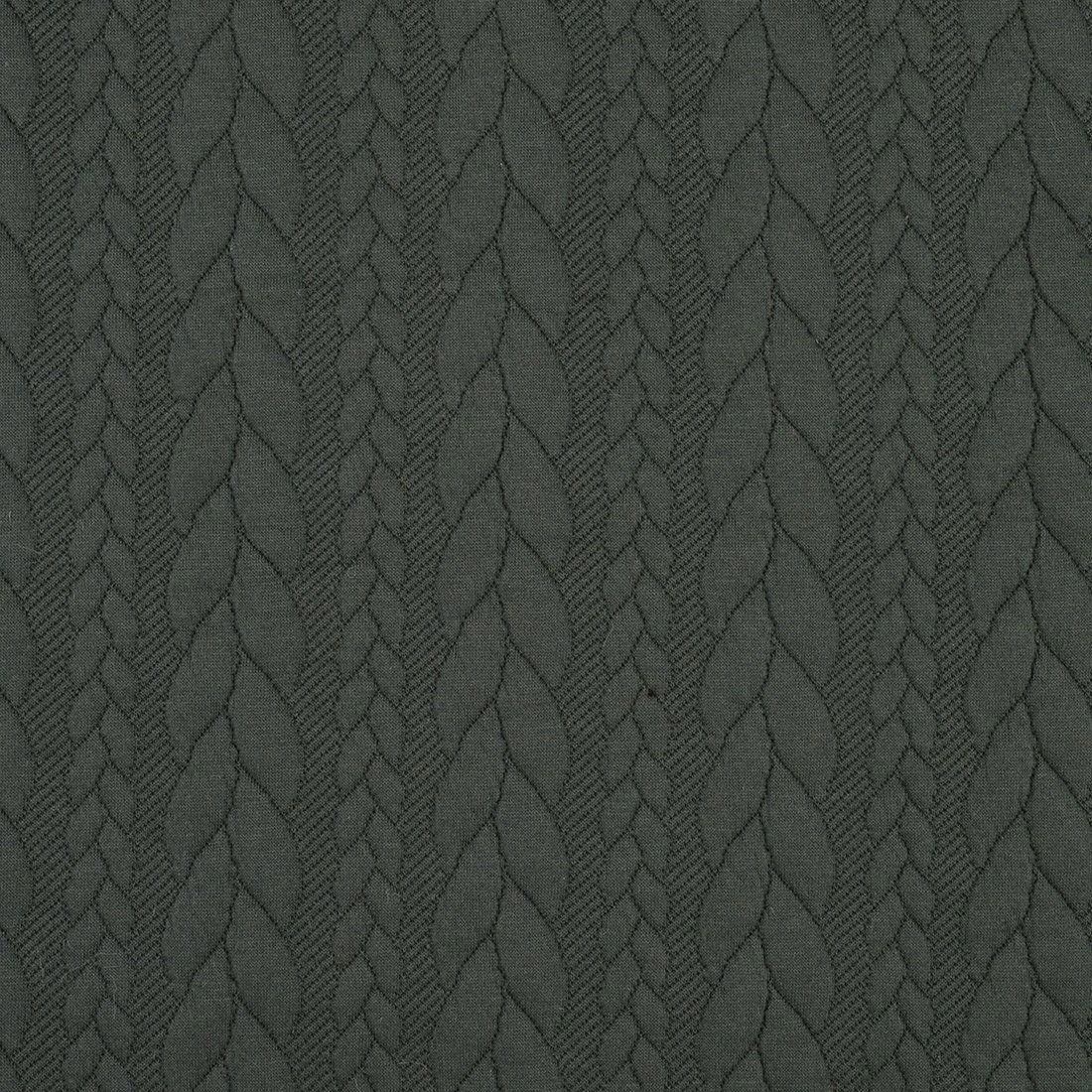 Strickstoff Ngerippt Visksoe Flechtmuster Grün 2 Strickstoff Ngerippt Visksoe Flechtmuster Grün – Bild 2