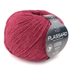 Strickgarn Geisha Rubinrot 200m