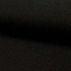 Jersey Punkte Lurex Schwarz Meliert