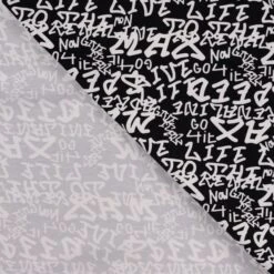 Jersey Baumwolle Buchstaben Weiß Schwarz -Nähzubehör Verkäufe 2024 ecc5706b16e1fcd615cdc0630e26af36b701136c 314065 4