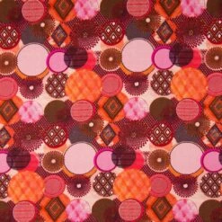 Jersey Viskose Rauten Rosa/Orange/Ecru -Nähzubehör Verkäufe 2024 ecd4cd34354ca757cbecc52b418ab3550137f65c 291609 03